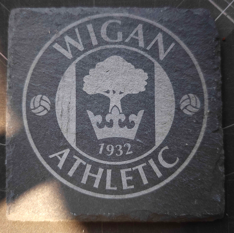 Wigan Athletic - Slate Square Coaster