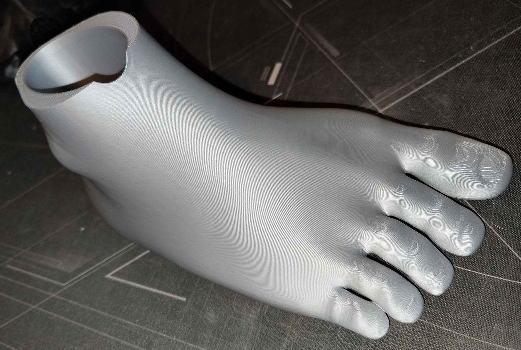 3d Mould of a foot - into a pen holder